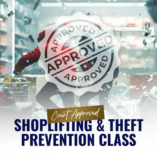 poster for shoplifting and theft prevention class